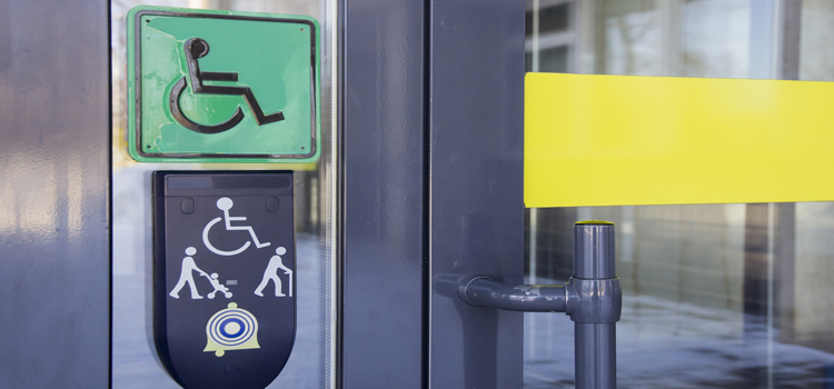 automatic handicap door opener in Alamo